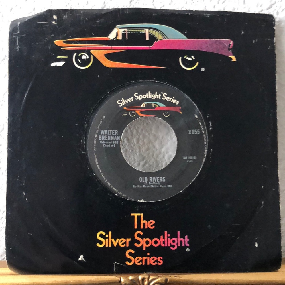 Walter Brennan Old Rivers/Mamma Sang a Song 45 Vinyl Record